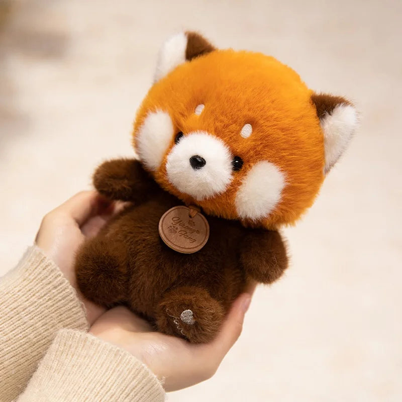 Bonitos animales sentados, Panda rojo, zorro, perezoso, gato, muñecos de peluche suaves, capibara de peluche, cerdo, juguetes para bebés, regalos para niños