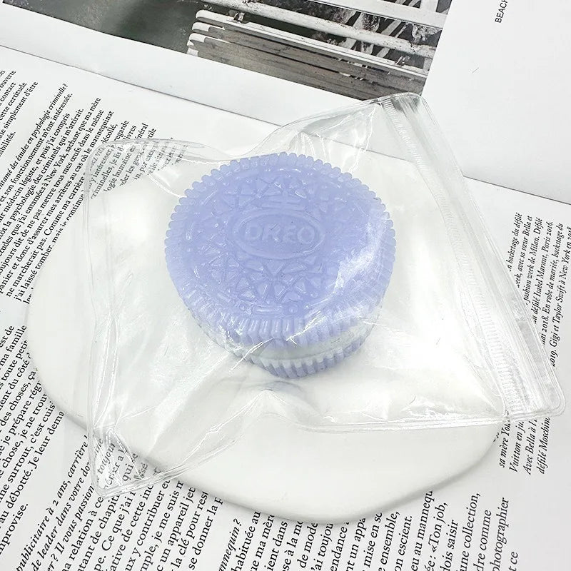 Galletas blandas de silicona hechas a mano, juguete antiestrés de rebote lento, alivio del estrés, pellizco, descompresión, juguete para apretar para niños, regalos de vacaciones