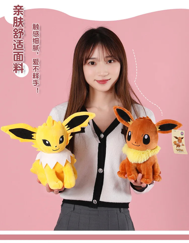 POKEMON-juguete de peluche Original Gengar Pikachu Kawaii Charizard, muñeco de peluche auténtico, juguetes Piplup de dibujos animados suaves y bonitos para regalo de niños