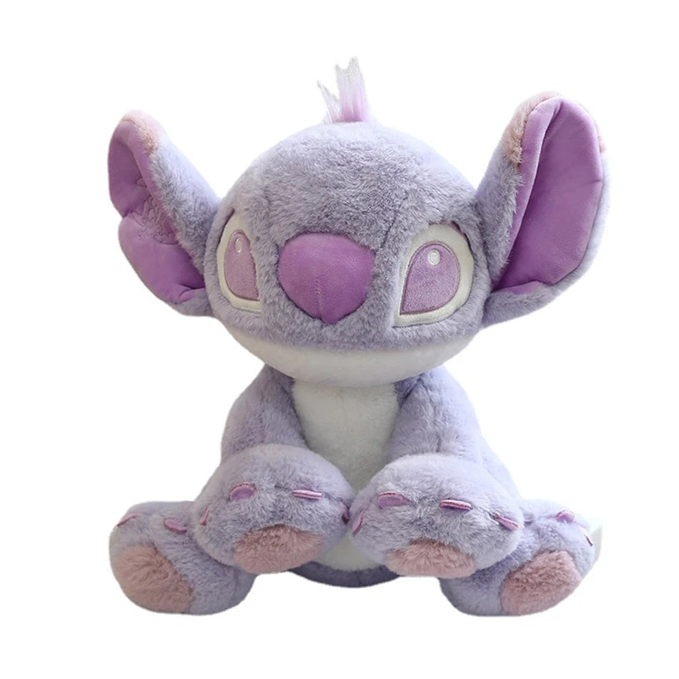 Muñecos de peluche de punto azul y rosa de dibujos animados de Disney, juguetes de Anime Lilo y Stitch de 20CM, juguetes de peluche Stich, regalos de navidad para niños