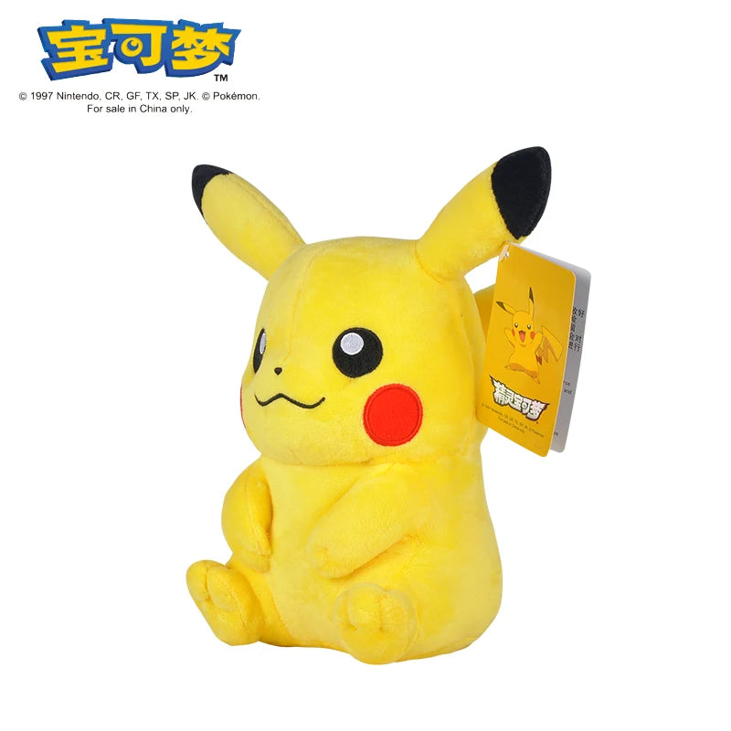 POKEMON-juguete de peluche Original Gengar Pikachu Kawaii Charizard, muñeco de peluche auténtico, juguetes Piplup de dibujos animados suaves y bonitos para regalo de niños