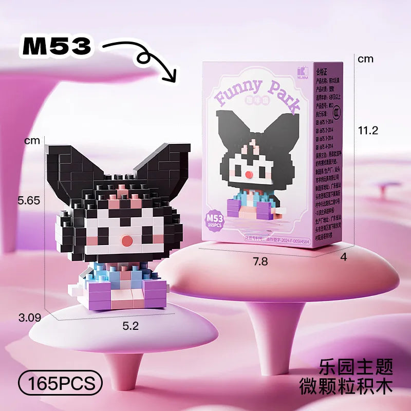 Bloques de construcción de la serie de princesas de Disney, modelo Animal de Bella Blancanieves, partículas pequeñas ensambladas, rompecabezas DIY, regalos de cumpleaños para niños