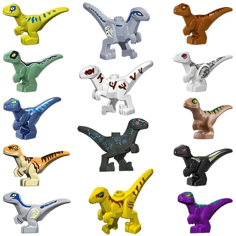 Nido de dinosaurio Jurásico para bebé, colección de juguetes de bloques de construcción, regalo de recuerdo, cumpleaños, Jurassic Rex Raptor
