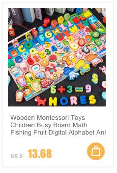 Rompecabezas 3D Montessori de 30 piezas económico, rompecabezas de madera con animales de dibujos animados, juego de mesa, juguetes educativos para niños, regalos