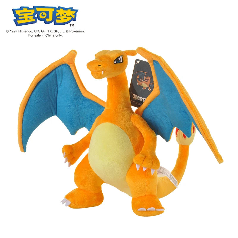 POKEMON-juguete de peluche Original Gengar Pikachu Kawaii Charizard, muñeco de peluche auténtico, juguetes Piplup de dibujos animados suaves y bonitos para regalo de niños