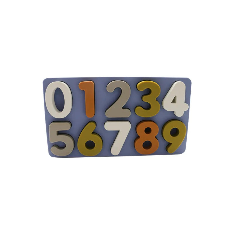 Rompecabezas Abc educativo de silicona, estuche superior y letras más inferiores para regalos, invitados de cumpleaños para niños, niñas, niños en edad preescolar