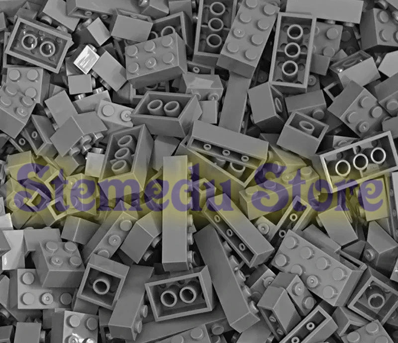 Bloques de construcción de piezas para niños, lote de bloques de construcción de 120 piezas a granel, juguetes de placa de bloques de ladrillos de Color, partículas pequeñas a granel compatibles con Legoeds