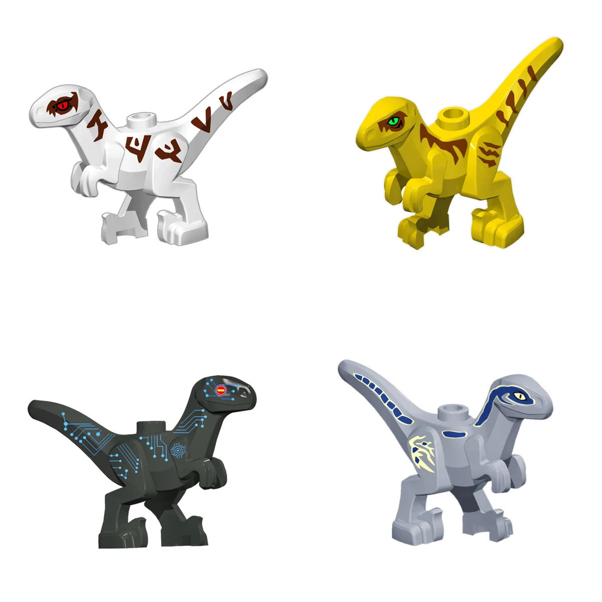 Nido de dinosaurio Jurásico para bebé, colección de juguetes de bloques de construcción, regalo de recuerdo, cumpleaños, Jurassic Rex Raptor