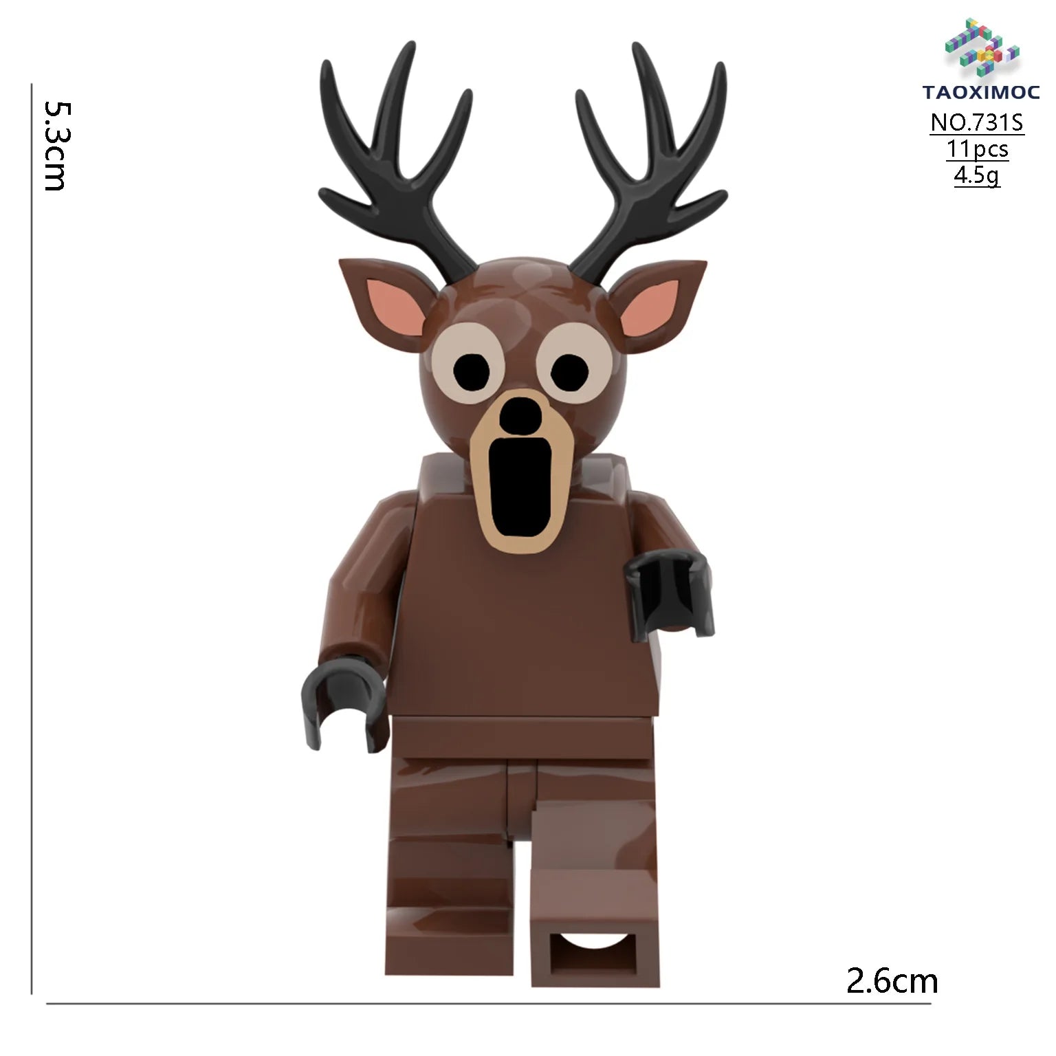 99 noches en el bosque ciervo búho cabra monstruo juego de bloques de construcción modelo ensamblado juguetes para niños muñeca de plástico