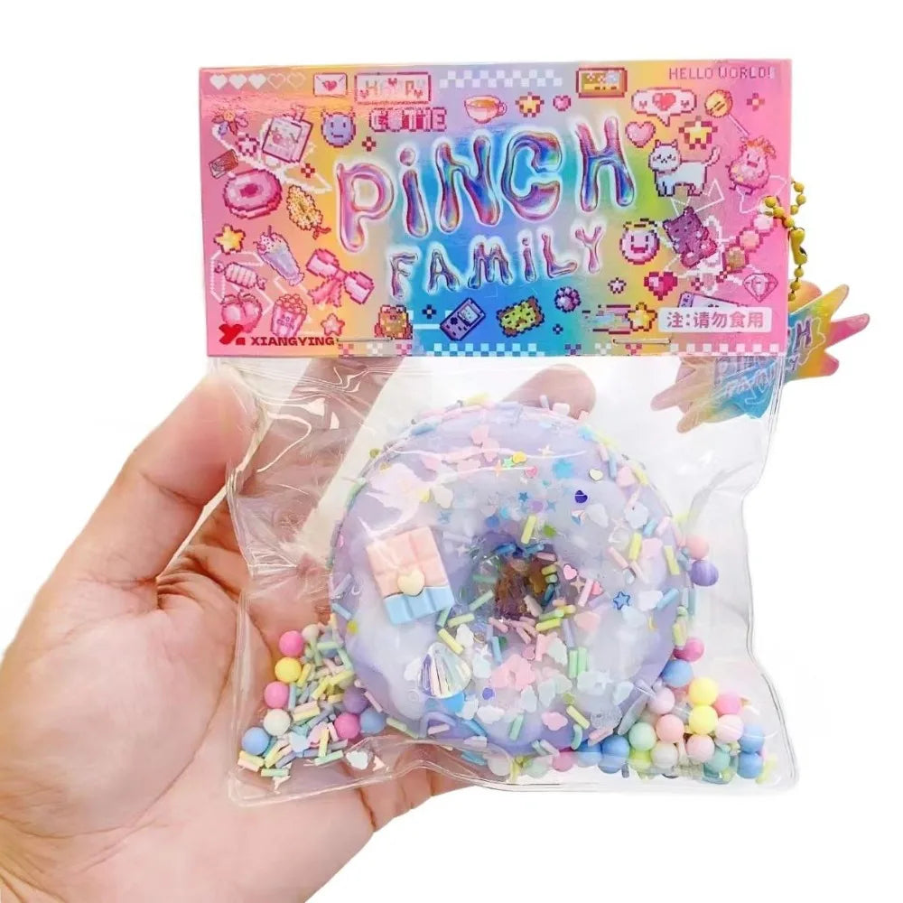 Taba Squishy Cake Donut Juguete para aliviar el estrés, juguetes sensoriales extragrandes para niños y adultos, relajación de la ansiedad, regalo para apretar