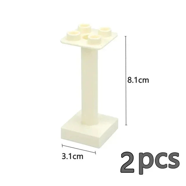 Placa base Duploes de gran tamaño, placas de montaje de ladrillos de 16x16 puntos, partículas grandes, figuras clásicas de animales, bloques de construcción, juguetes para niños