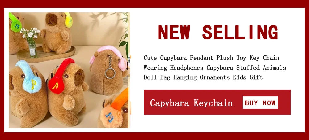Lindo juguete de peluche de capibara de tamaño pequeño con alas Sudadera con capucha simulación muñeco de capibara juguete esponjoso regalos de cumpleaños