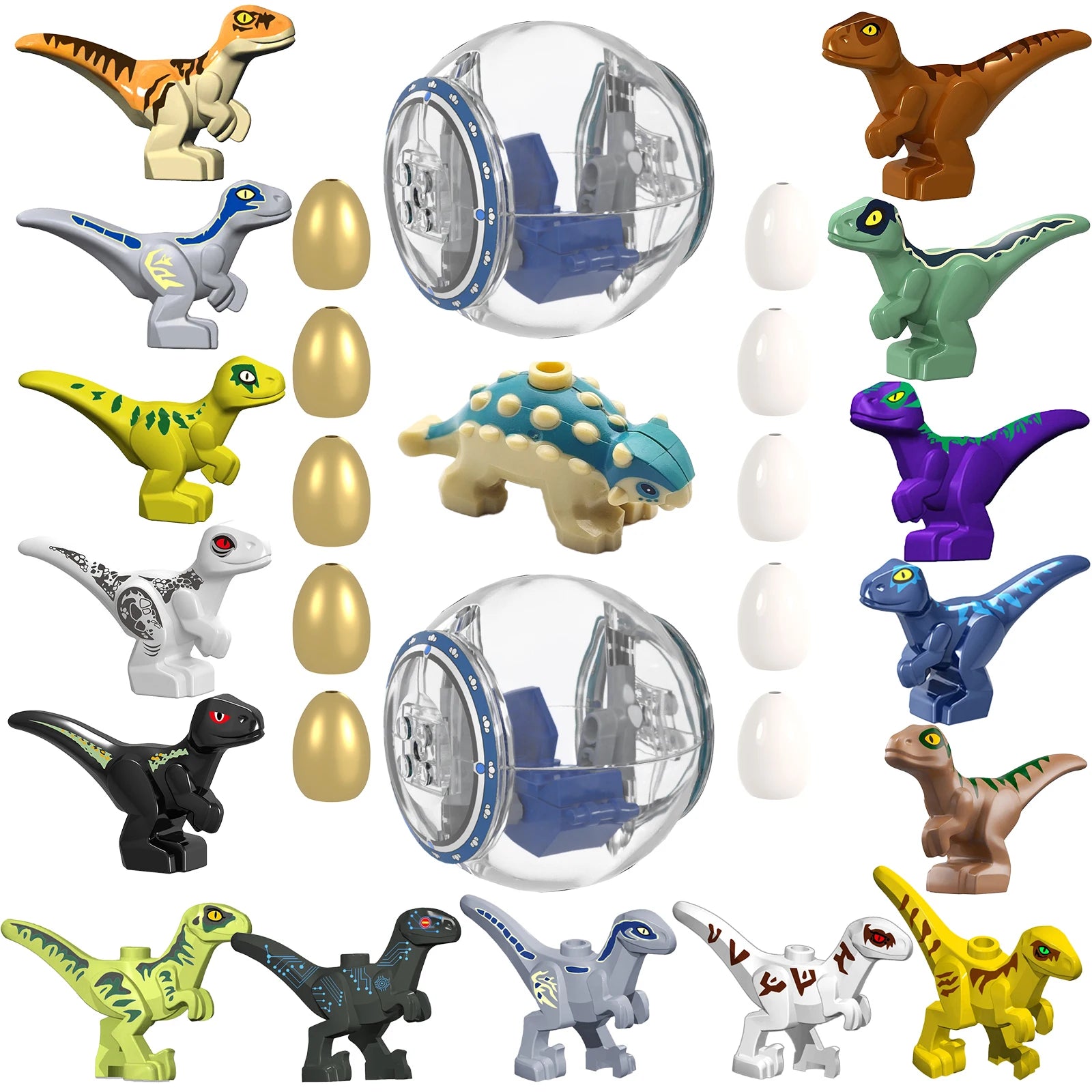 Nido de dinosaurio Jurásico para bebé, colección de juguetes de bloques de construcción, regalo de recuerdo, cumpleaños, Jurassic Rex Raptor