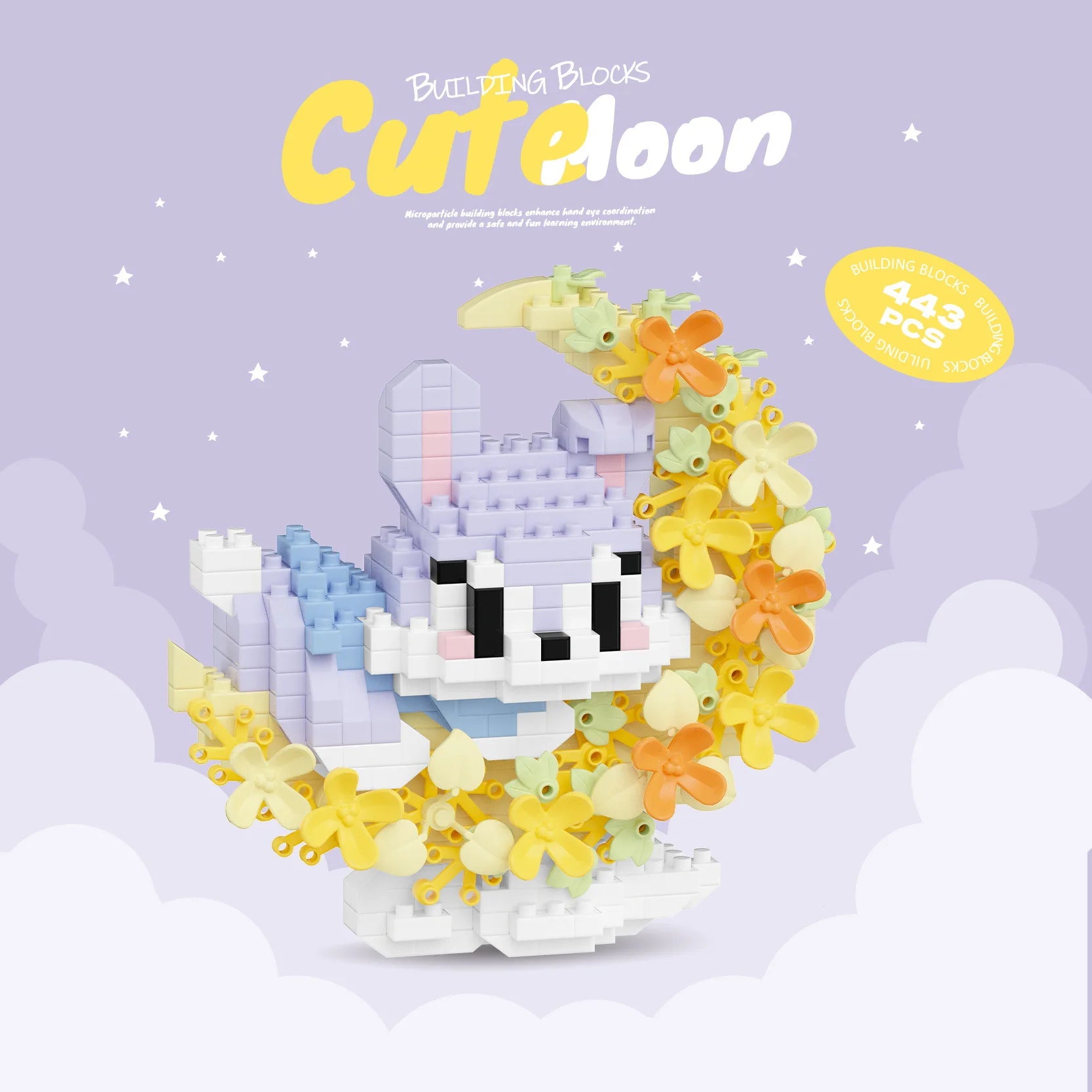Mini perro gato panda mapache lindo mascota pequeño miniatura de bloques de construcción serie adornos juguete para niños regalos de cumpleaños de Navidad para niños