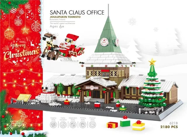 MOC arquitectura de fama mundial Edificio casa de ópera bloques de construcción Villa Savoye puente torre juguete niños cumpleaños regalo de Navidad