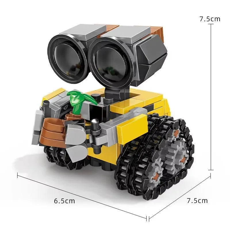 Nuevo mini Kit de bloques de construcción Wall-E, Idea MOC, modelo de película clásica técnica, montaje de bloques de construcción, juguete para regalo para niños