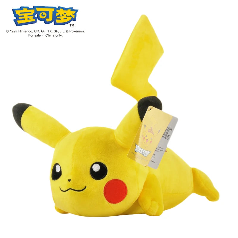 POKEMON-juguete de peluche Original Gengar Pikachu Kawaii Charizard, muñeco de peluche auténtico, juguetes Piplup de dibujos animados suaves y bonitos para regalo de niños