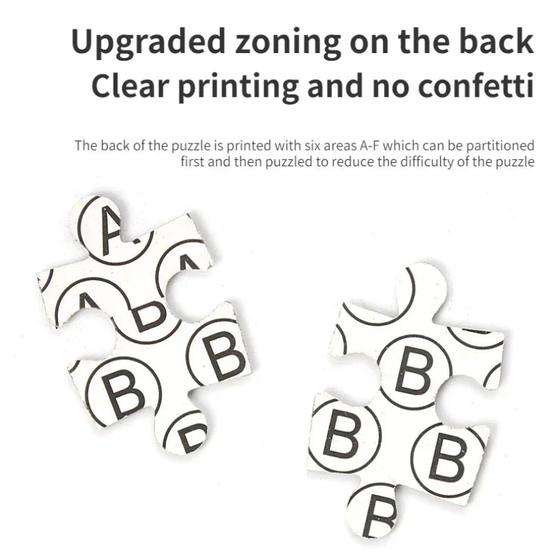 Rompecabezas de castillo mágico oscuro de 1000 piezas para adultos (7,5 "x 19,7") rompecabezas desafiante con zonas de letras, regalo navideño, decoración del hogar,