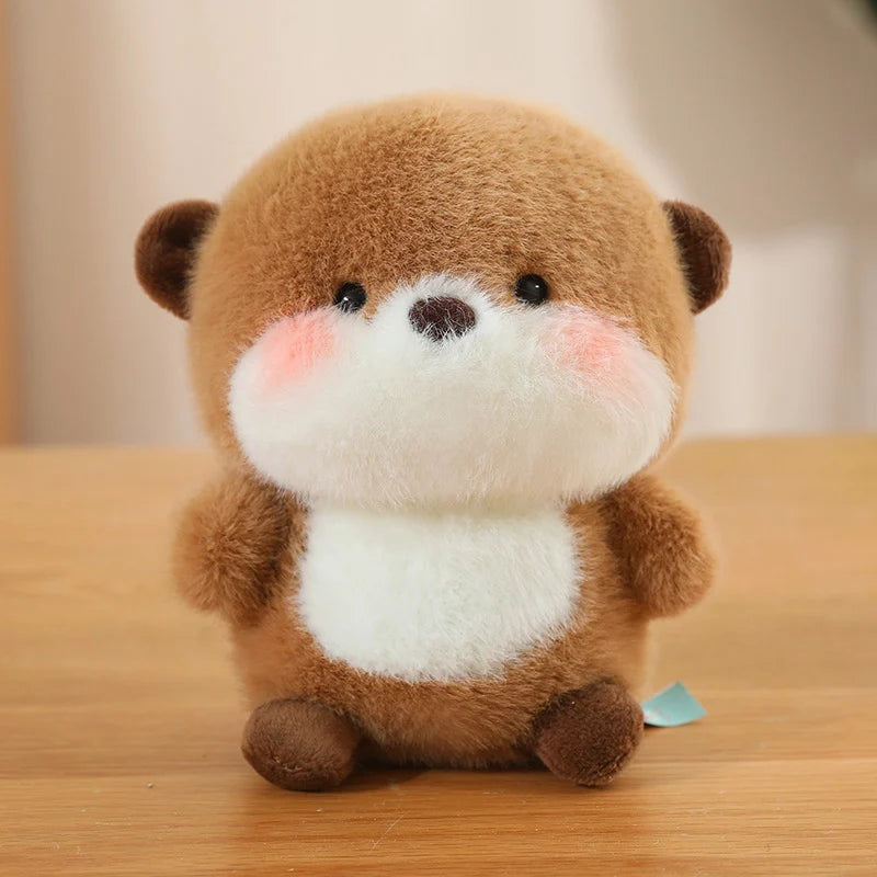 Bonitos animales sentados, Panda rojo, zorro, perezoso, gato, muñecos de peluche suaves, capibara de peluche, cerdo, juguetes para bebés, regalos para niños