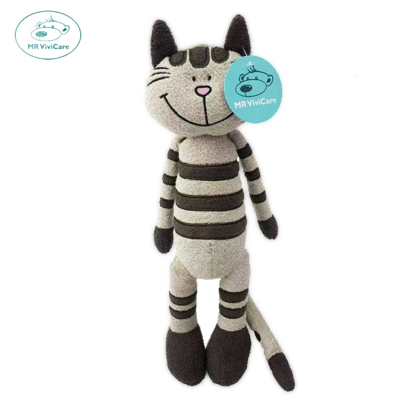 MR ViviCare-juguete de peluche de gato, simulación pequeña y suave, juguetes de animales de peluche para niños, accesorios bonitos para fotos, cumpleaños para niñas