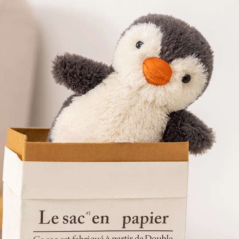 Juguetes de peluche de pingüino suave Huggable Kawaii para niños, muñeca de peluche para niños, regalo de cumpleaños para niños, 16-30CM