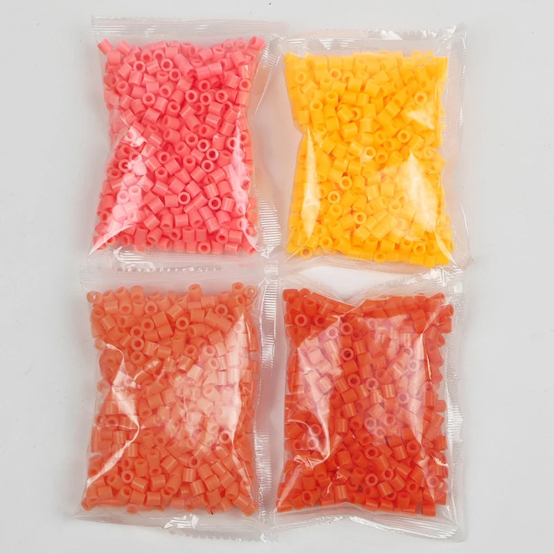 Cuentas de hierro de 5MM, 2000 Uds., rompecabezas de píxeles, cuentas de hierro, mezcla de colores para niños, cuentas Hama, cuentas Perler Diy, juguete de regalo hecho a mano de alta calidad