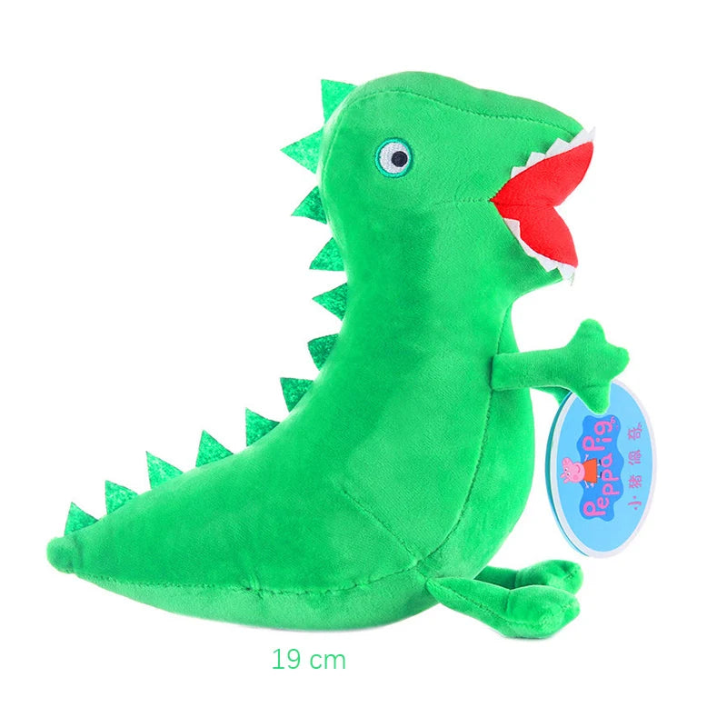 19cm Original Peppa Pig juguetes de peluche George Eddie Bear Mr dinosaurio figura de Anime juguetes de peluche niños juguete de regalo de Navidad