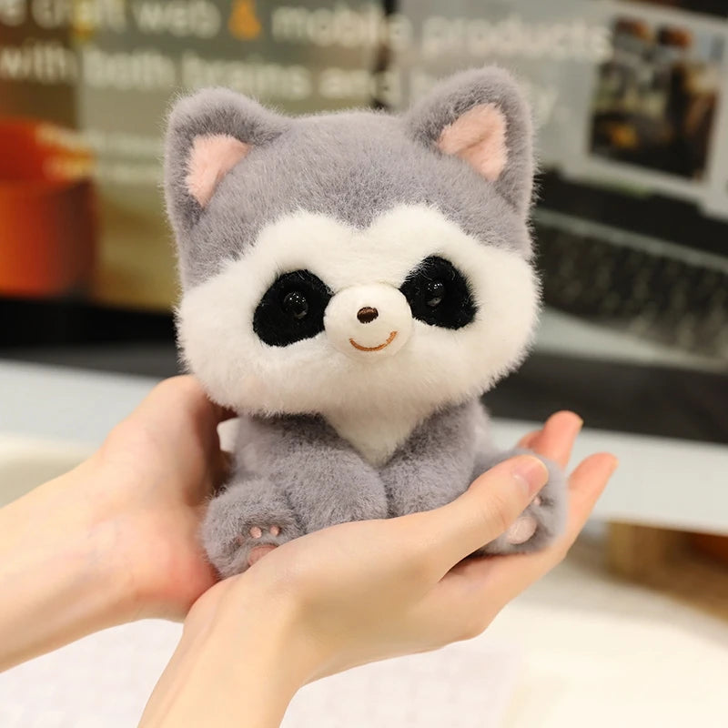 Bonitos animales sentados, Panda rojo, zorro, perezoso, gato, muñecos de peluche suaves, capibara de peluche, cerdo, juguetes para bebés, regalos para niños