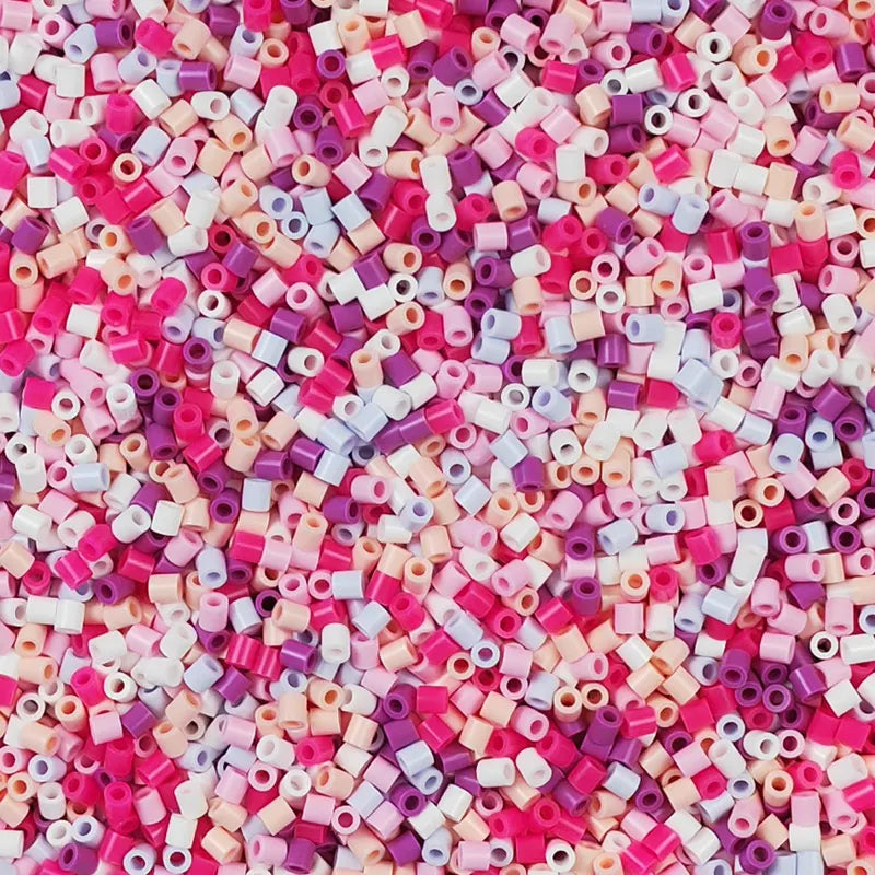 Cuentas de hierro de 5MM, 1000 Uds., rompecabezas de píxeles, cuentas de hierro, mezcla de colores para niños, cuentas Hama Diy, juguete de regalo hecho a mano de alta calidad