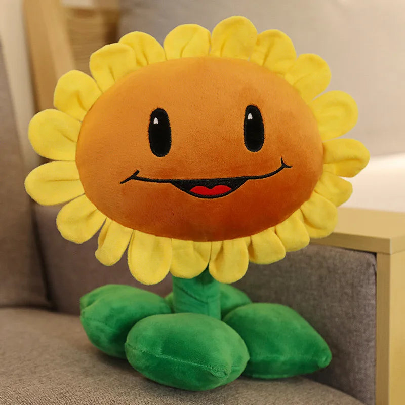 Plantas Vs Zombies juguetes de peluche girasol WallNut Peashooter cereza bomba patata Mine Chomper muñecos de peluche regalos de cumpleaños para niños