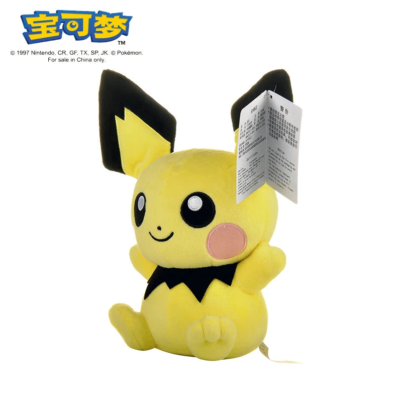 POKEMON-juguete de peluche Original Gengar Pikachu Kawaii Charizard, muñeco de peluche auténtico, juguetes Piplup de dibujos animados suaves y bonitos para regalo de niños