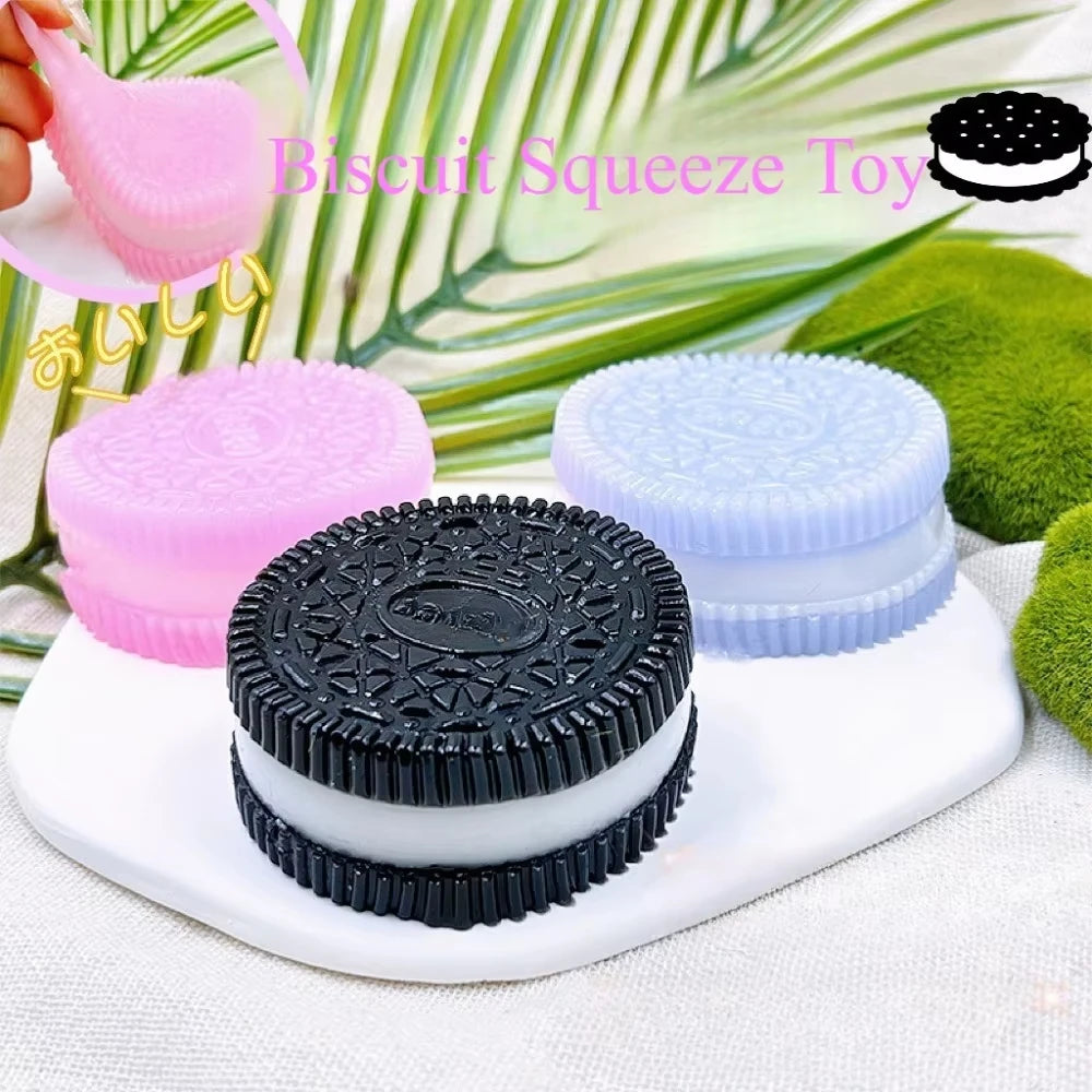 Galletas blandas de Taba suaves hechas a mano, juguete para aliviar el estrés, juguetes sensoriales para niños y adultos, relajación de la ansiedad, regalo de vacaciones para apretar
