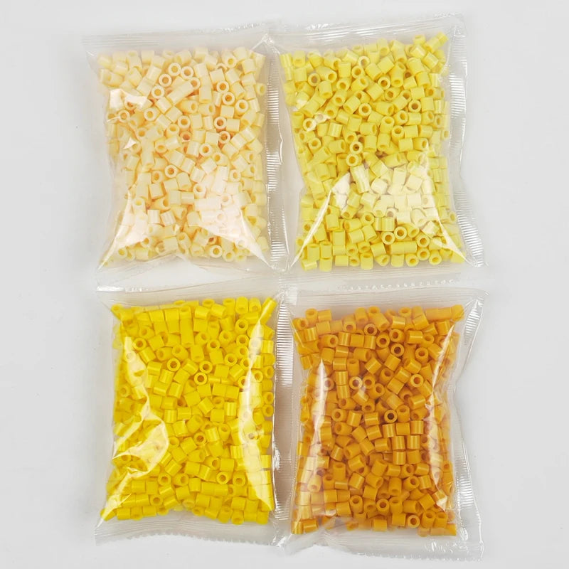 Cuentas de hierro de 5MM, 2000 Uds., rompecabezas de píxeles, cuentas de hierro, mezcla de colores para niños, cuentas Hama, cuentas Perler Diy, juguete de regalo hecho a mano de alta calidad