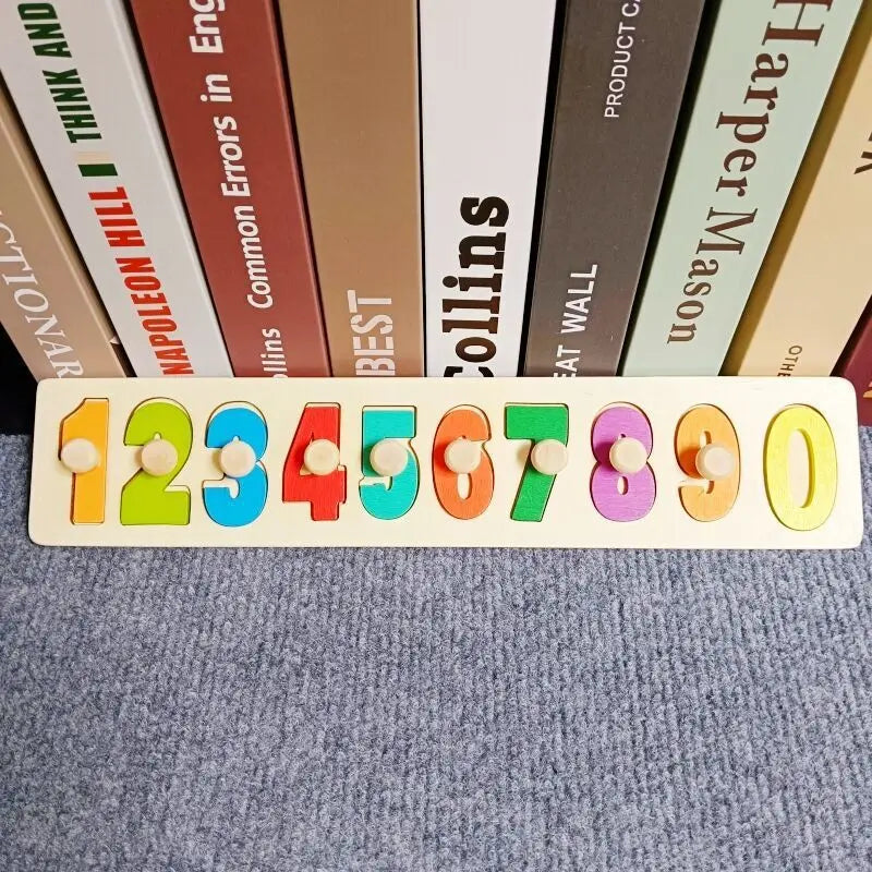 Rompecabezas Montessori de formas múltiples, rompecabezas de madera, juguete, tablero de agarre geométrico, clasificador de colores de formas educativas para bebés y niños de 1 2 3 Y