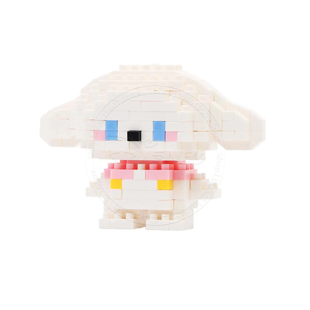 Stitch Disney princesa Elsa LinaBell bloques de construcción Mickey Mouse pato Mini figuras de acción bloques montar juguetes ladrillo niños regalos