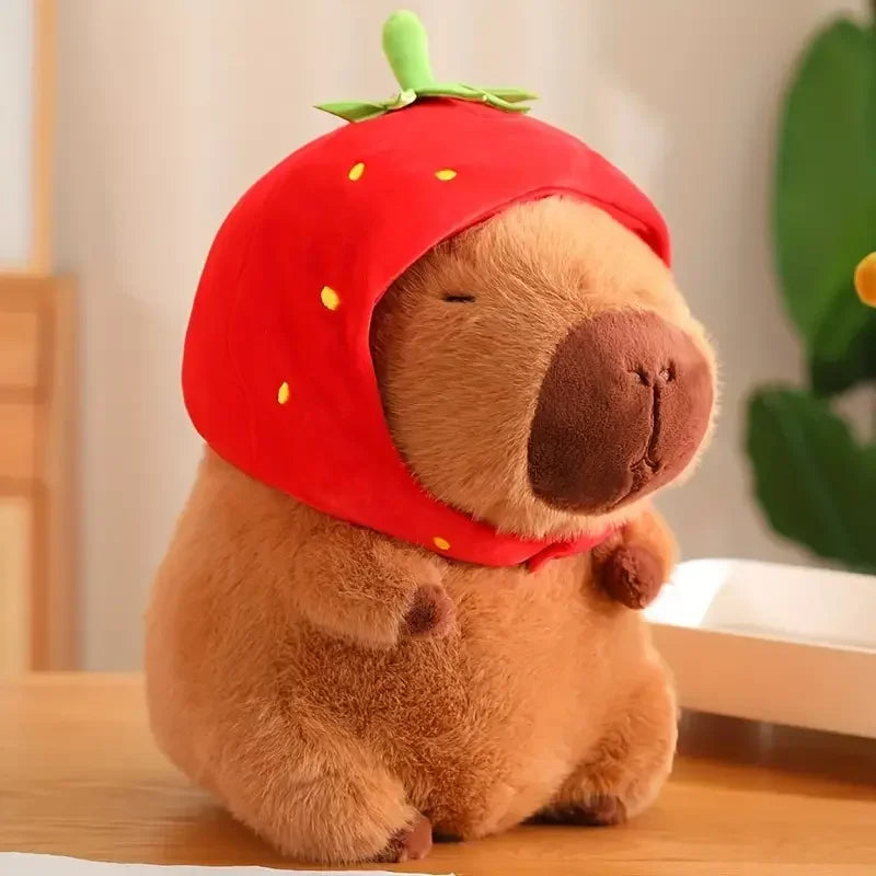 Capibara de 10-30cm, simulación de felpa, Capibara, Anime, juguete esponjoso, muñeca bonita, muñecos de peluche, regalo de Navidad y Acción de Gracias