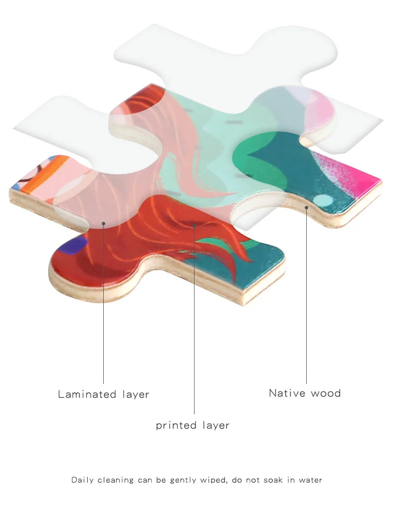Rompecabezas de madera de 60 uds., rompecabezas 3D de colores, personajes de dibujos animados, animales, aprendizaje educativo temprano, pensamiento lógico, rompecabezas de enfoque, juguetes de regalo