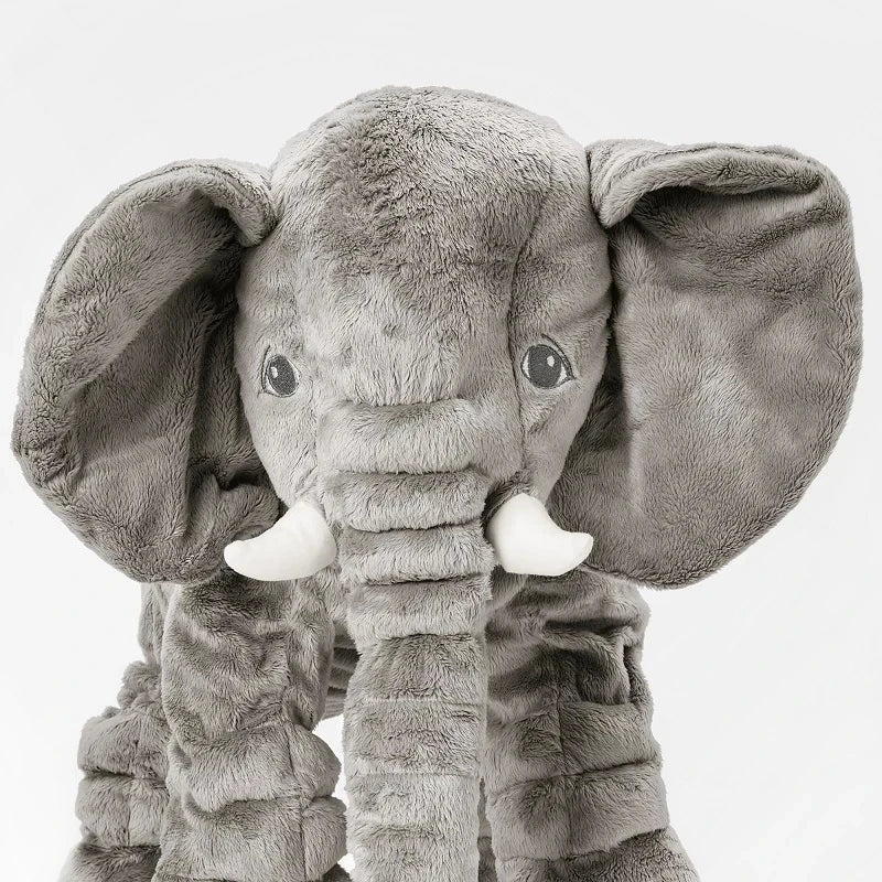 Elefante suave de 40cm, juguetes de peluche, elefante bonito, almohada para dormir para bebé, animales de peluche, los mejores regalos para decoración de habitación de cumpleaños para niños