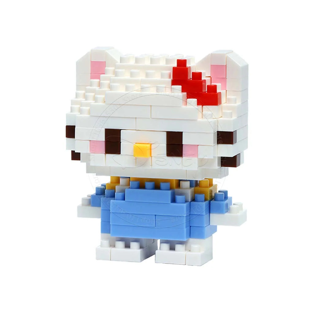 Stitch Disney princesa Elsa LinaBell bloques de construcción Mickey Mouse pato Mini figuras de acción bloques montar juguetes ladrillo niños regalos