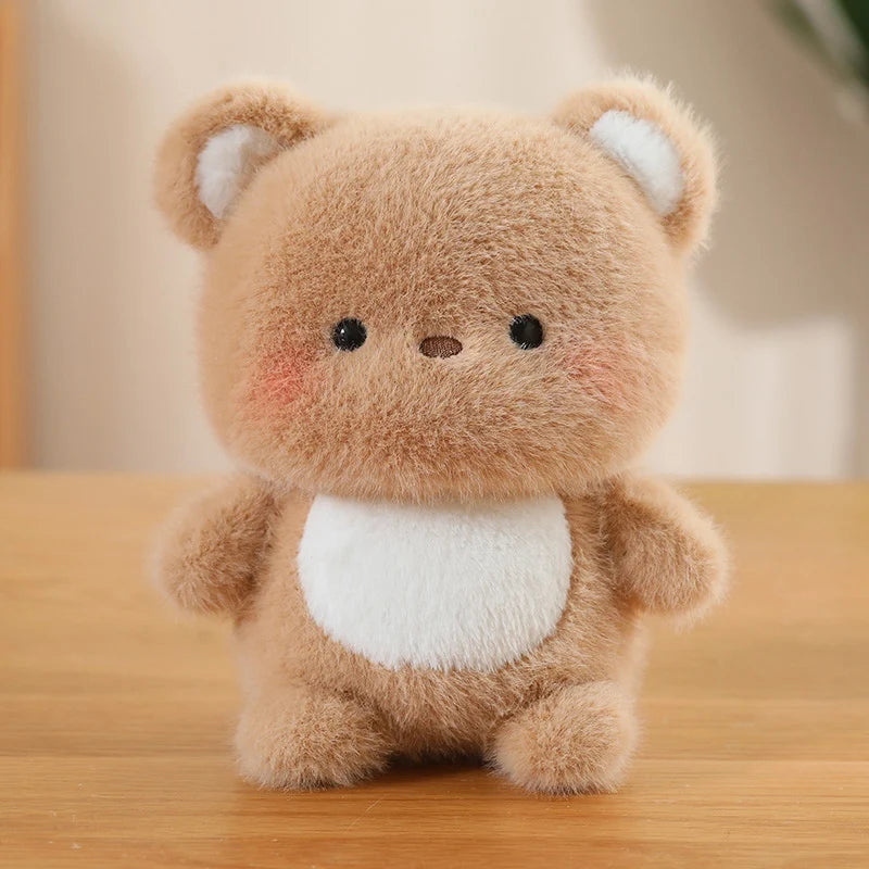 Bonitos animales sentados, Panda rojo, zorro, perezoso, gato, muñecos de peluche suaves, capibara de peluche, cerdo, juguetes para bebés, regalos para niños