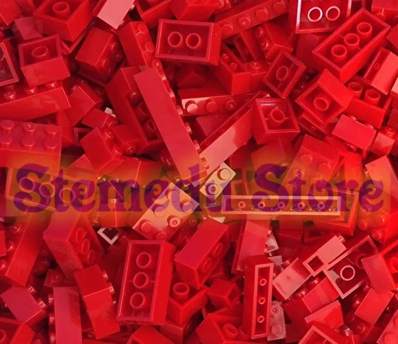 Bloques de construcción de piezas para niños, lote de bloques de construcción de 120 piezas a granel, juguetes de placa de bloques de ladrillos de Color, partículas pequeñas a granel compatibles con Legoeds