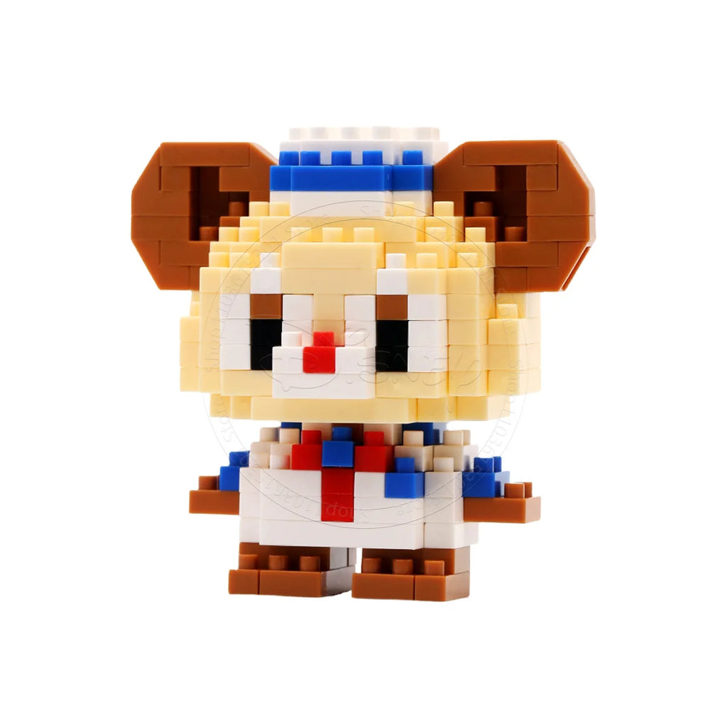 Stitch Disney princesa Elsa LinaBell bloques de construcción Mickey Mouse pato Mini figuras de acción bloques montar juguetes ladrillo niños regalos
