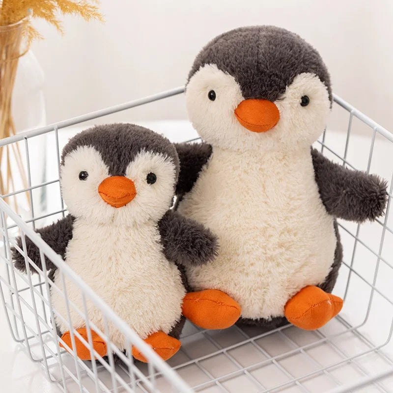 Juguetes de peluche de pingüino suave Huggable Kawaii para niños, muñeca de peluche para niños, regalo de cumpleaños para niños, 16-30CM