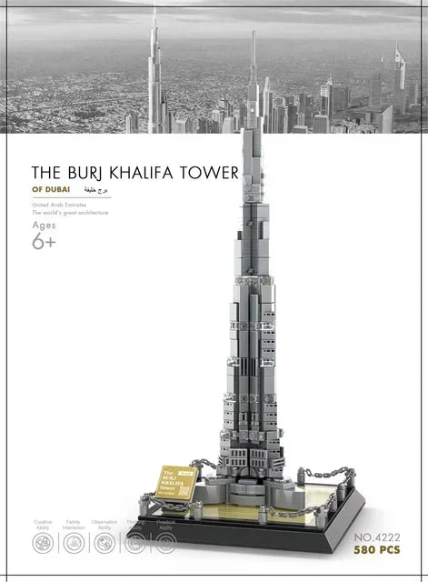 MOC arquitectura de fama mundial Edificio casa de ópera bloques de construcción Villa Savoye puente torre juguete niños cumpleaños regalo de Navidad