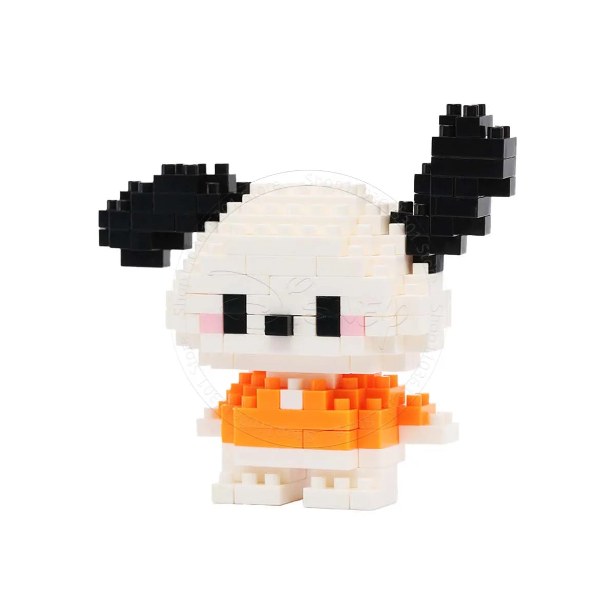 Stitch Disney princesa Elsa LinaBell bloques de construcción Mickey Mouse pato Mini figuras de acción bloques montar juguetes ladrillo niños regalos