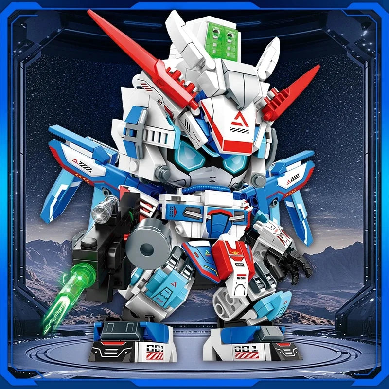 Kit de bloques de construcción de vástago 2025, modelo de robot Mecha DIY, juguetes educativos de construcción para niños de 8 a 12 años, regalo de cumpleaños creativo