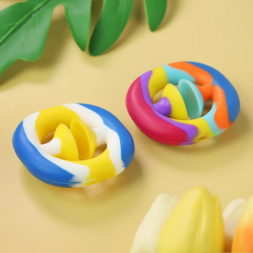 Juguetes sensoriales blandos para niños con autismo y ansiedad, juguetes de tubo retráctil para adultos, juguetes de guisante para apretar