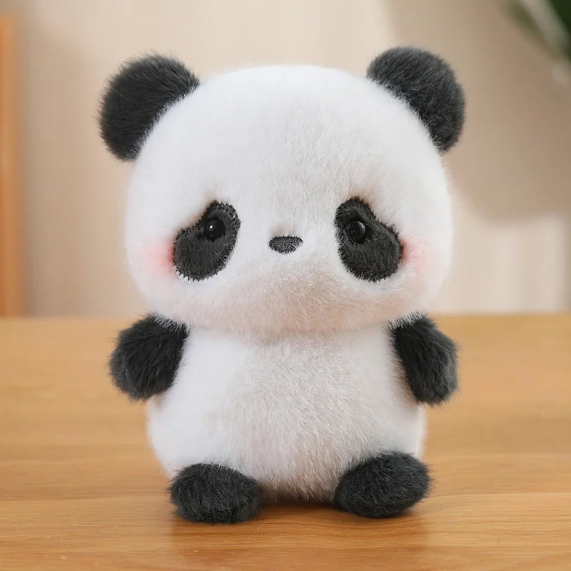 Bonitos animales sentados, Panda rojo, zorro, perezoso, gato, muñecos de peluche suaves, capibara de peluche, cerdo, juguetes para bebés, regalos para niños
