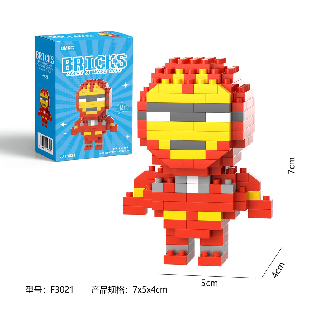 Disney Spider Man-bloques de construcción Deadpool y Venom Iron Man, figura de Marvel Legends, modelo de personaje de dibujos animados, juguetes para niños, regalos