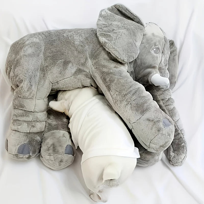 Elefante suave de 40cm, juguetes de peluche, elefante bonito, almohada para dormir para bebé, animales de peluche, los mejores regalos para decoración de habitación de cumpleaños para niños